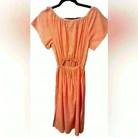 NWT Universal Thread Cut Out Back Midi Dress in Pink Parasol - Picture 6 of 8